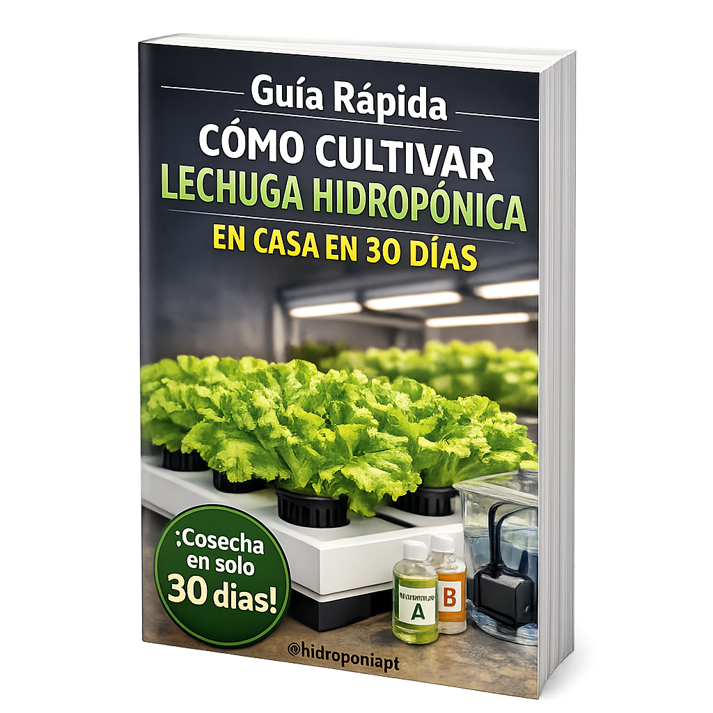 Ebook: Cómo Cultivar Lechuga Hidropónica en Casa en 30 días